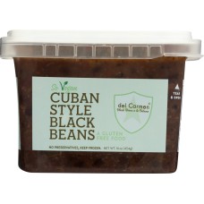DEL CARMEN: Beans Black Cuban Gluten Free, 16 oz