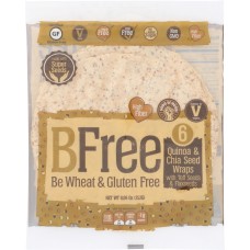 BFREE: Quinoa and Chia Seed Wraps, 8.90 oz