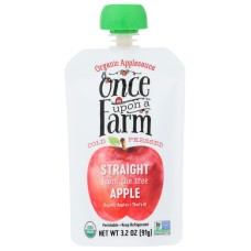 ONCE UPON A FARM: Organic Applesauce Straight from the Tree Apple, 3.20 oz