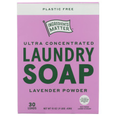 INGREDIENTS MATTER: Lavender Verbena Laundry Powder, 15 oz