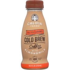 CALIFIA FARMS: Salted Caramel Cold Brew Coffee With Almond Milk, 10.5 oz