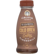 CALIFIA FARMS: XX Espresso Almond Milk Iced Coffee, 10.5 oz