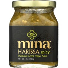 MINA: Sauce Harissa Green, 10 oz