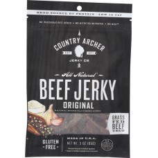 COUNTRY ARCHER: Original Jerky Beef, 3 oz