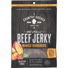 COUNTRY ARCHER: Jerky Beef Mango Habanero, 3 oz