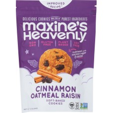 MAXINES HEAVENLY: Cookie Raisin Cinnamon Oatmeal, 7.2 oz