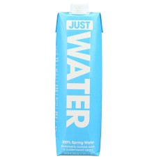 JUST WATER: 100% Spring Water, 33.8 fo