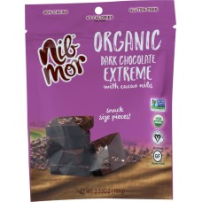 NIBMOR: Organic 80% Cacao Extreme Dark Chocolate, 3.55 oz