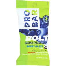 PROBAR: Bolt Organic Energy Chews Berry Blast, 2.1 oz