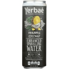 YERBAE: Enhanced Sparkling Water Pineapple, 12 fl oz