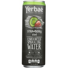 YERBAE: Enhanced Sparkling Water Strawberry Kiwi, 12 fl oz