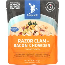 FISHPEOPLE: Clam & Bacon Chowder, 10 oz