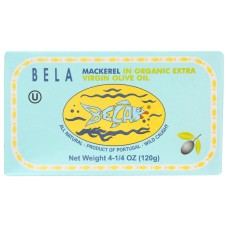 BELA: Mackerel Olive Oil, 4.25 oz