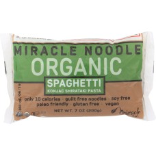 MIRACLE NOODLE: Organic Spaghetti Konjac Shirataki, 7 oz
