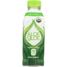 ALOE GLOE: Organic Aloe Water Pulp Free, 15.2 oz