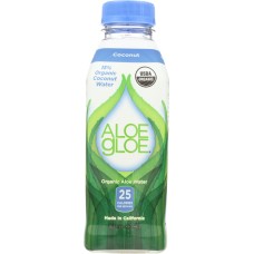ALOE GLOE: Organic Aloe Water Coconut, 15.2 oz