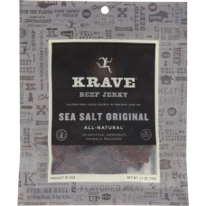 KRAVE: Beef Jerky Sea Salt Original, 2.7 Oz