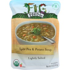 FIG FOOD: Soup Split Pea Potato Organic, 14.5 oz