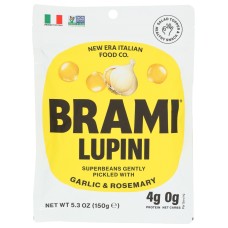 BRAMI LUPINI SNACK: Bean Garlic Herb, 5.3 oz