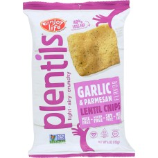 ENJOY LIFE: Plentils Lentil Chips Garlic & Parmesan, 4 oz
