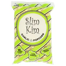 SLIM KIM: Garlic Popcorn, 6 oz