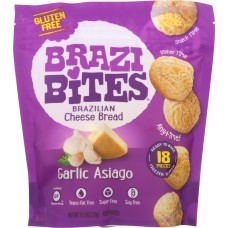 BRAZI BITES: Cheese Bread Garlic Asiago, 11.5 oz