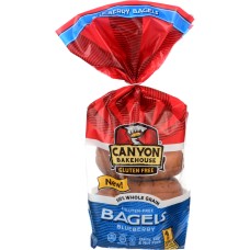 CANYON BAKEHOUSE: Blueberry Bagel 4pc, 14 oz