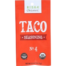 RIEGA FOODS: Organic Seasoning Taco, 0.9 oz