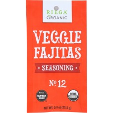 RIEGA FOODS: Organic Seasoning Veggie Fajitas, 0.9 oz