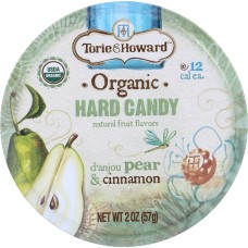 TORIE & HOWARD: Candy Tin Pear & Cinnamon, 2 oz