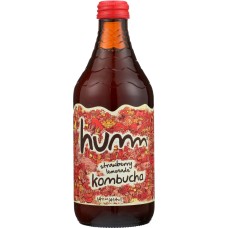 HUMM: Strawberry Lemonade Kombucha, 14 fl oz