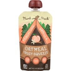 MUNK PACK: Oatmeal Fruit Squeeze Vanilla 6, 4.2 oz
