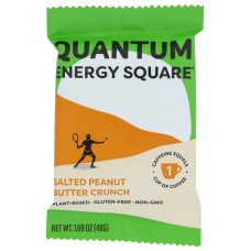 QUANTUM ENERGY SQUARE: Salted Peanut Butter Crunch, 1.69 oz