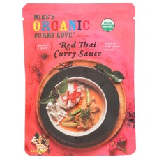 CURRY LOVE: Sauce Red Thai Curry Organic, 8.8 oz