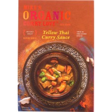 CURRY LOVE: Sauce Yellow Thai Curry Organic, 8.8 oz
