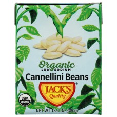 JACKS QUALITY: Bean Cnnllni Lw Sodium Org, 13.4 oz
