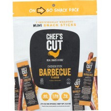 CHEFS CUT: Chicken Mini Snack Sticks Barbecue, 3.5 oz