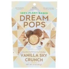 DREAM POPS: Bites Choc Crnch Van Sky, 3 oz