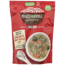 MIRACLE NOODLE: Beef Bone Broth Soup, 7.6 oz