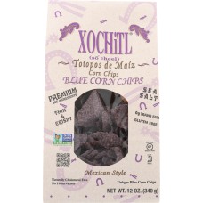 XOCHITL: Mexican Style Blue Corn Chips, 12 oz