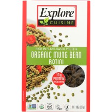 EXPLORE CUISINE: Organic Mung Bean Rotini, 8 oz