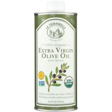 LA TOURANGELLE: Organic Extra Virgin Olive Oil, 750 ml