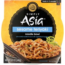 SIMPLY ASIA: Bowl Hot Serve Sesame Teriyaki, 8.5 oz