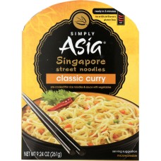 SIMPLY ASIA: Noodle Classic Curry, 9.24 oz
