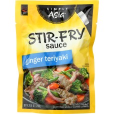 SIMPLY ASIA: Sauce Stirfry Teriyaki Ginger, 4.2 fo