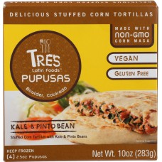 TRES PUPUSAS:  Kale & Pinto Bean, 10 oz