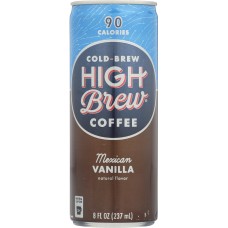 HIGH BREW: Cold-Brew Coffee Mexican Vanilla, 8 oz