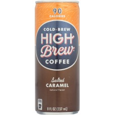 HIGH BREW: Cold-Brew Coffee Salted Caramel, 8 oz