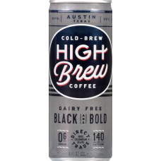 HIGH BREW: Coffee Dairy Free Black & Bold, 8 oz