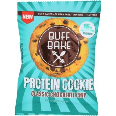 BUFF BAKE: Protein Cookie Classic Chocolate Chip, 2.82 oz